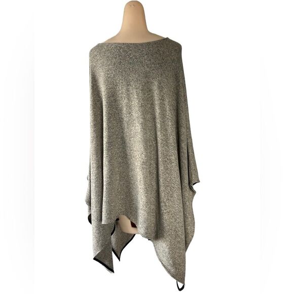 West Kei Poncho Tan & Black Size M - Picture 2 of 4